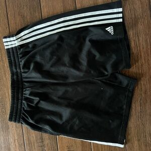 Child Adidas Black Shorts